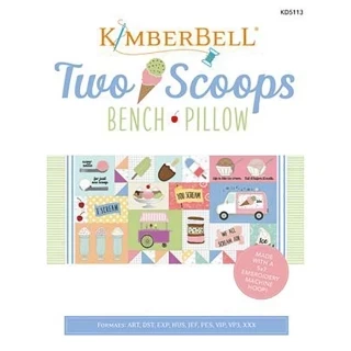 Kimberbell Two Scoops Bench Pillow Machine Embroidery Photo