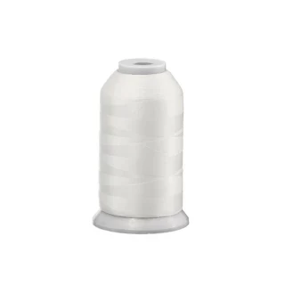 Exquisite Polyester Embroidery Thread - 010 White 1000M or 5000M Photo