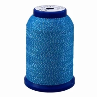 Exquisite Snazzy Lok Serger Thread - A760513 Blue 1000M Spool Photo