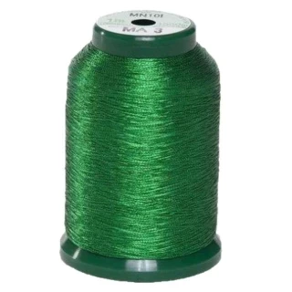 Kingstar Metallic Thread - A470003 Green MA3 1000M Spool Photo