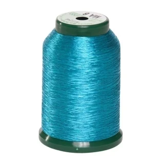 Kingstar Metallic Thread - A470006 Turquoise MA6 1000M Spool Photo