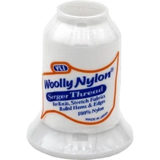 YLI Woolly Nylon Thread, 1000m, White Photo