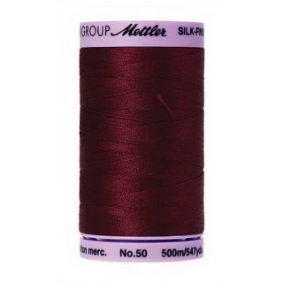 Silk Finish Cotton 50wt 500m 5ct CRANBERRY BOX05 Photo