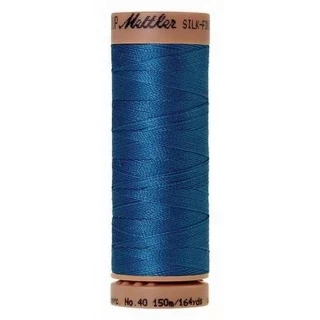 Silk Finish Cotton 40wt 150m 5ct MEDITERRANIANBLUE BOX05 Photo