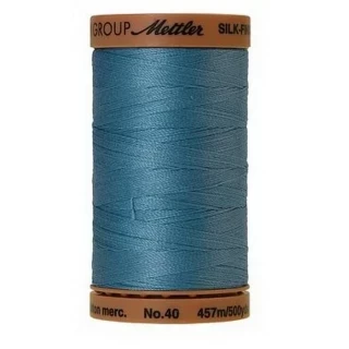 Silk Finish Cotton 40wt 457m 5ct REEF BLUE BOX05 Photo