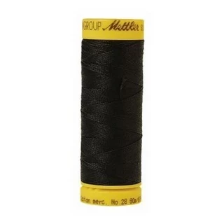 Silk Finish Cotton 28wt 80m 5ct BLACK BOX05 Photo