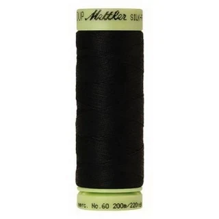 Silk Finish Ctn 60wt 220yd 5ct BLACK BOX05 Photo