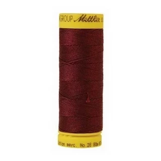 Silk Finish Cotton 28wt 80m 5ct BEET RED BOX05 Photo