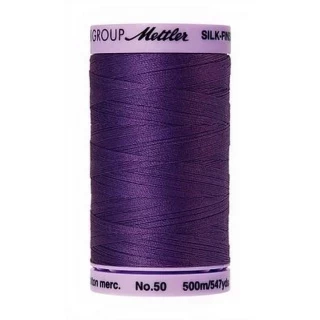 Silk Finish Cotton 50wt 500m 5ct IRIS BLUE BOX05 Photo