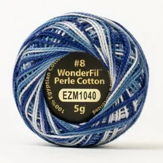 Eleganza Variegated Thread 5g N8 Blizzard BOX05 Photo