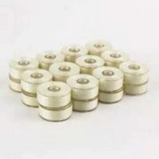 WonderFil DecoBob M Sized Bobbins, Antique White Photo