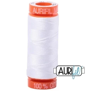 Aurifil Cotton Mako 50wt Antique White 1300m (2309) Photo