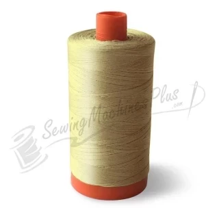 Aurifil Cotton Mako 50wt Butter 1300m (2123) Photo