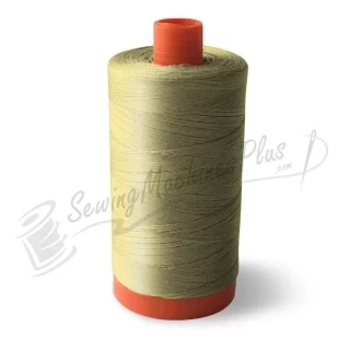 Aurifil Cotton Mako 50wt Lt Lemon 1300m (2110) Photo