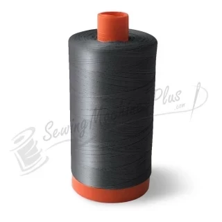 Aurifil Cotton Mako 50wt Med Grey 1300m (1158) Photo