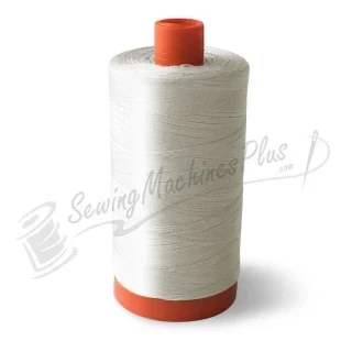 Aurifil Cotton Mako 50wt Natural White 1300m (2021) Photo