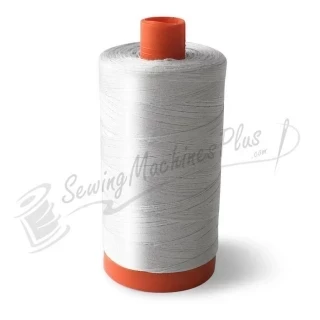 Aurifil Cotton Mako 50wt White 1300m (2024) Photo