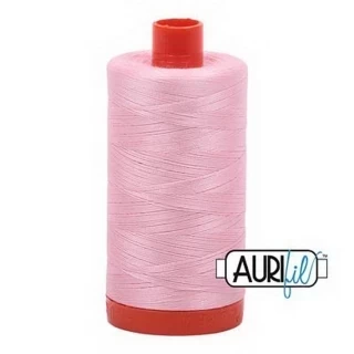 Cotton Mako 50wt Baby Pink 1300m Aurifil (2423) Photo