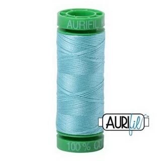 Cotton Mako 40wt 150m Box of 10 LIGHT TURQUOISE Photo