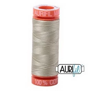 Aurifil Cotton Mako 50wt 200m Pack of 10 LIGHT MILITARY GREEN Photo