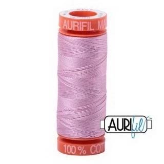 Aurifil Cotton Mako 50wt 200m Pack of 10 LIGHT ORCHID Photo