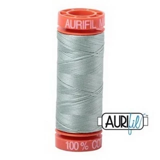 Aurifil Cotton Mako 50wt 200m Pack of 10 MARINE WATER Photo