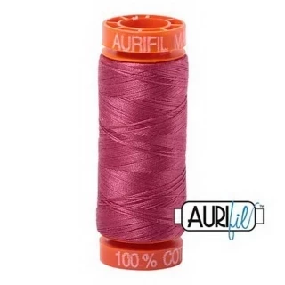 Aurifil Cotton Mako 50wt 200m Pack of 10 MEDIUM CARMINE RED Photo