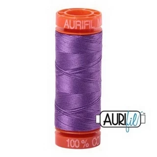 Aurifil Cotton Mako 50wt 200m Pack of 10 MEDIUM LAVENDER Photo