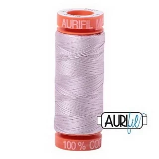 Aurifil Cotton Mako 50wt 200m Pack of 10 PALE LILAC Photo