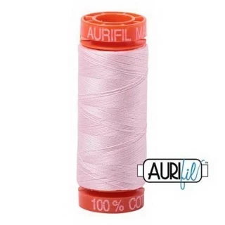 Aurifil Cotton Mako 50wt 200m Pack of 10 PALE PINK Photo