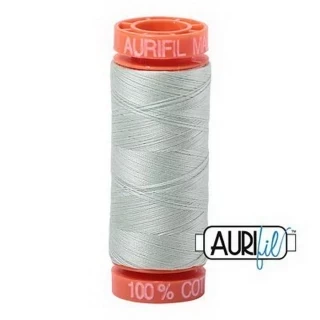 Aurifil Cotton Mako 50wt 200m Pack of 10 PLATINUM Photo