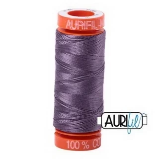 Aurifil Cotton Mako 50wt 200m Pack of 10 PLUMTASTIC Photo