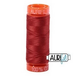 Aurifil Cotton Mako 50wt 200m Pack of 10 PUMPKIN SPICE Photo