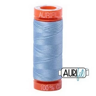 Aurifil Cotton Mako 50wt 200m Pack of 10 ROBINS EGG Photo