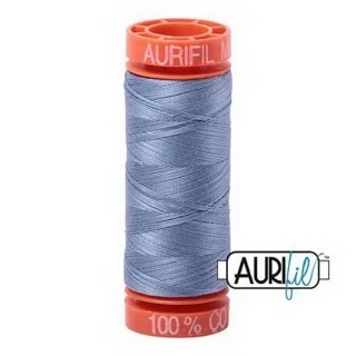 Aurifil Cotton Mako 50wt 200m Pack of 10 SLATE Photo