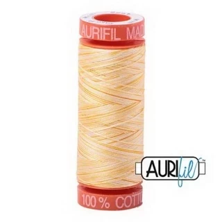 Aurifil Cotton Mako Vari 50wt 200m Pack of 10 LEMONS MONTEROSSO Photo