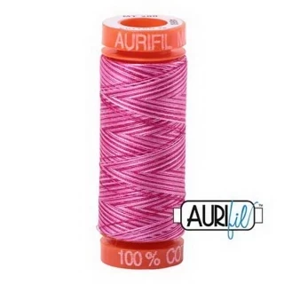 Aurifil Cotton Mako Vari 50wt 200m Pack of 10 PINK TAFFY Photo