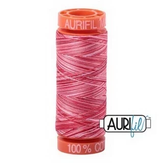 Aurifil Cotton Mako Vari 50wt 200m Pack of 10 SPOTTED PINKS Photo