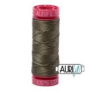 Aurifil Mako 12wt 55yd Army Green Photo