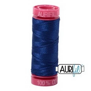 Aurifil Mako 12wt 55yd Dark Delft Blue Photo