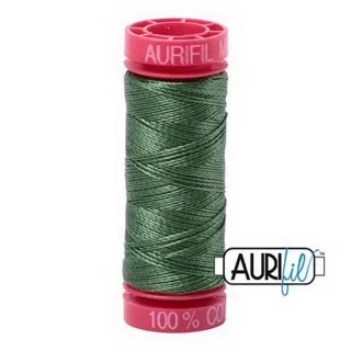 Aurifil Mako 12wt 55yd Dark Grass Green Photo