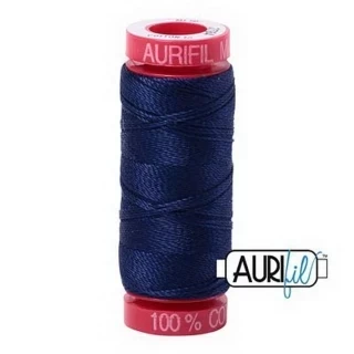 Aurifil Mako 12wt 55yd Dark Navy Photo