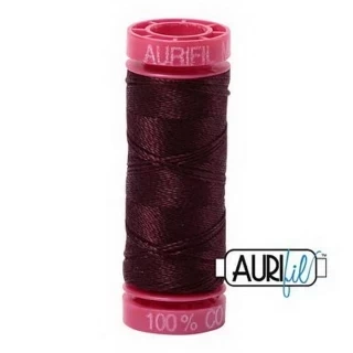 Aurifil Mako 12wt 55yd Dark Wine Photo