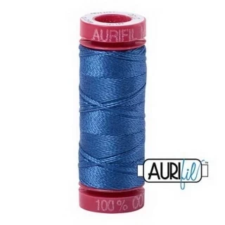 Aurifil Mako 12wt 55yd Delft Blue Photo