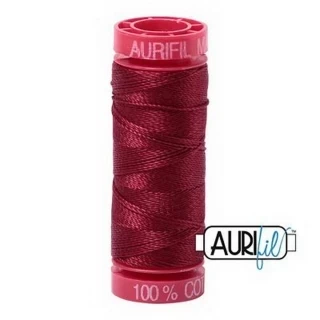 Aurifil Mako 12wt 55yd Dk Carmine Red Photo