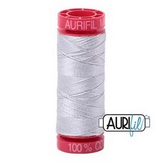 Aurifil Mako 12wt 55yd Dove Photo