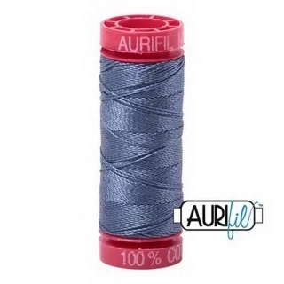 Aurifil Mako 12wt 55yd Grey Blue Photo