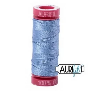 Aurifil Mako 12wt 55yd Light Delft Blue Photo