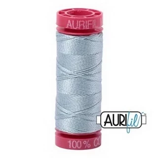 Aurifil Mako 12wt 55yd Lt Grey Green Photo