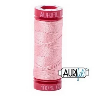 Aurifil Mako 12wt 55yd Lt Peony Photo